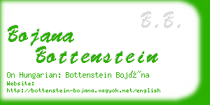 bojana bottenstein business card
